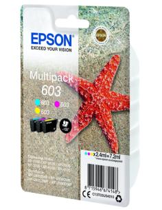 Epson C13T03U54020 Multipack 3-colours 603 Ink, Rendimiento estándar, Cian, Magenta, Amarillo, 2,4 ml, 1 pieza(s), 130 2