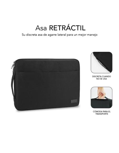 SUBBLIM Funda Ordenador Urban Laptop Sleeve 13,3-14" Black