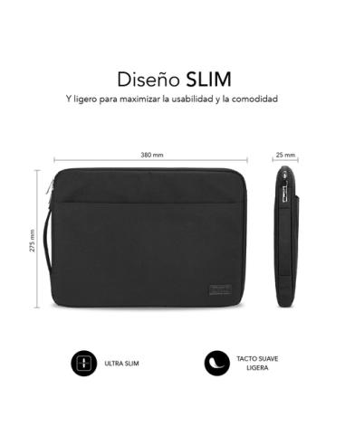 SUBBLIM Funda Ordenador Urban Laptop Sleeve 13,3-14" Black
