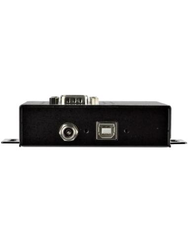 StarTech.com Adaptador Hub Serie RS232/RS485/RS422 a 4 puertos USB - Convertidor Ladrón USB 2.0 a Serial DB9 - IP30 - de Montaje