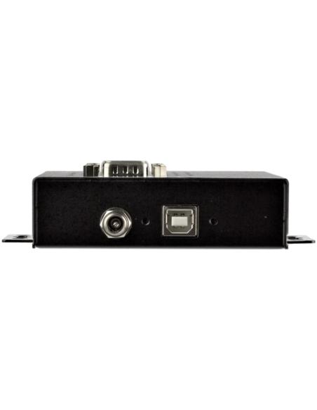 StarTech.com Adaptador Hub Serie RS232/RS485/RS422 a 4 puertos USB - Convertidor Ladrón USB 2.0 a Serial DB9 - IP30 - de Montaje