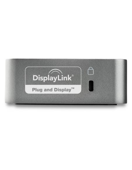 StarTech.com Docking Station USB-C - Replicador de Puertos USB Tipo C de 2 Puertos HDMI para Dos Monitores - Entrega de Alimenta