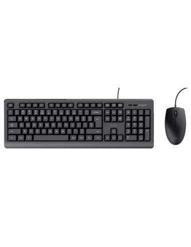 Trust TKM-250 teclado Ratón incluido Universal USB Negro