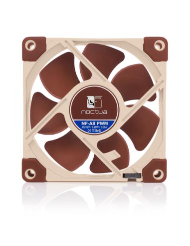 Noctua NF-A8 PWM sistema de refrigeración para ordenador Carcasa del ordenador Ventilador 8 cm Beige, Marrón