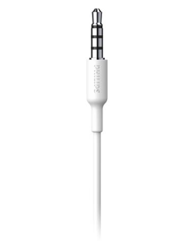 Philips TAA1105WT/00 auricular y casco Auriculares Alámbrico gancho de oreja, Dentro de oído Deportes Blanco