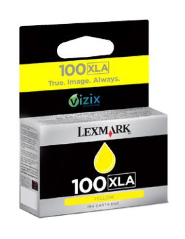 Lexmark 100XLA cartucho de tinta 1 pieza(s) Original Amarillo