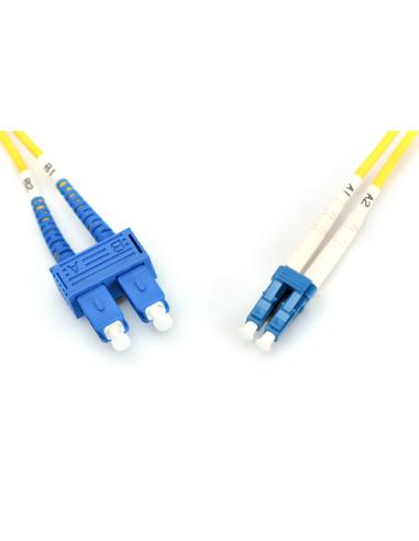 Digitus Cable de conexión modo único de fibra óptica, LC/SC