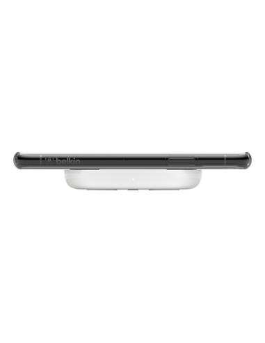 Belkin WIA001BTWH cargador de dispositivo móvil Teléfono Blanco Corriente alterna Cargador inalámbrico Carga rápida Auto