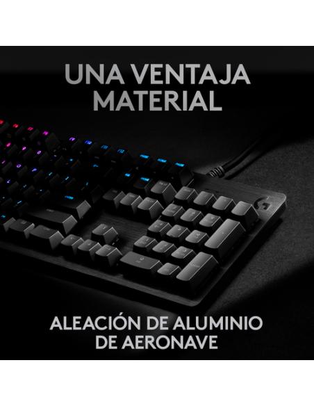 Logitech G 920-009344 teclado Juego USB QWERTY Español Carbono