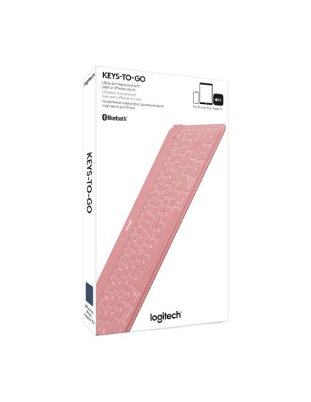 Logitech 920-010043 teclado para móvil QWERTY Español Bluetooth Blanco