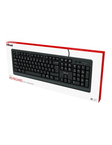 Trust Primo teclado Universal USB QWERTY Español Negro