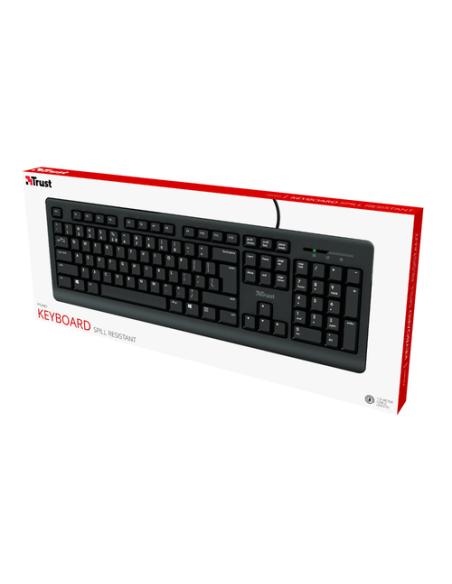 Trust Primo teclado Universal USB QWERTY Español Negro