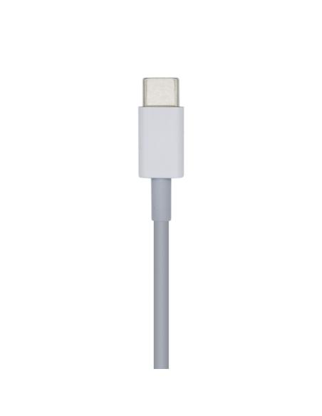 AISENS Cable USB 2.0 USB-С A Lightning PD 2A, Lightning/M-USB-С/M, Blanco, 1.0m