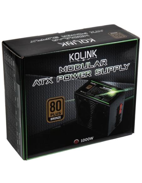 Kolink KL-1000M unidad de fuente de alimentación 1000 W 20+4 pin ATX Negro