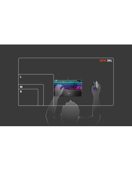 Steelseries QcK 3XL Alfombrilla de ratón para juegos Negro