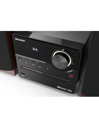 Sharp XL-B512(BR) sistema de audio para el hogar Microcadena de música para uso doméstico 45 W Marrón