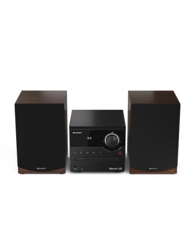 Sharp XL-B512(BR) sistema de audio para el hogar Microcadena de música para uso doméstico 45 W Marrón