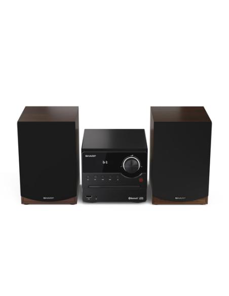 Sharp XL-B512(BR) sistema de audio para el hogar Microcadena de música para uso doméstico 45 W Marrón