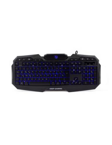 Deep Gaming DG-KTRAA-10 teclado Ratón incluido Juego USB QWERTY Español Negro