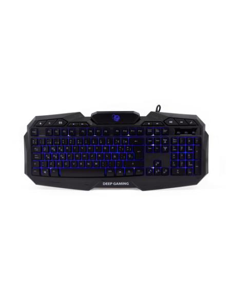 Deep Gaming DG-KTRAA-10 teclado Ratón incluido Juego USB QWERTY Español Negro