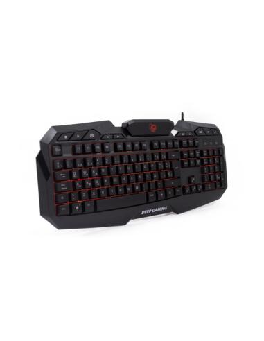 Deep Gaming DG-KTRAA-10 teclado Ratón incluido Juego USB QWERTY Español Negro