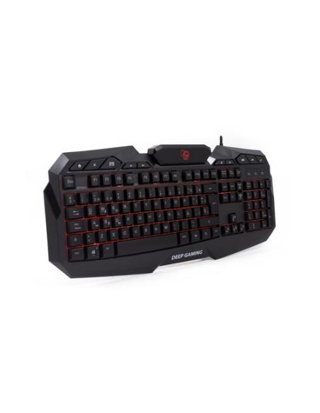 Deep Gaming DG-KTRAA-10 teclado Ratón incluido Juego USB QWERTY Español Negro