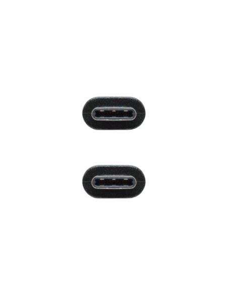 Nanocable USB 2.0, 2m cable USB USB C Negro