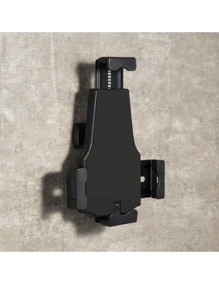 AISENS Soporte Antirobo de Sobremesa / Pared Ajustable (1 Pivote) para Tablet, Negro