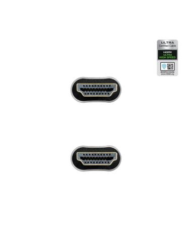 Nanocable Cable HDMI 2.1 Certificado ULTRA HIGH SPEED A/M-A/M, Negro, 3 m