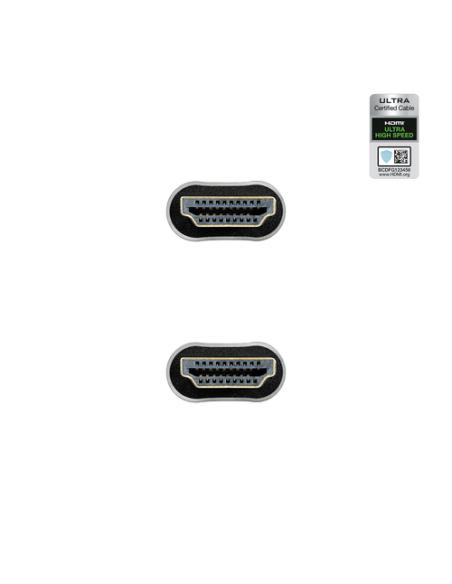 Nanocable Cable HDMI 2.1 Certificado ULTRA HIGH SPEED A/M-A/M, Negro, 3 m