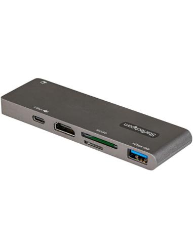 StarTech.com Adaptador Multipuertos USB C para MacBook Pro/Air - Docking Station USB Tipo C a HDMI 4K - con PD de 100W Pass-thro