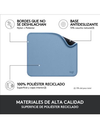 Logitech 956-000051 alfombrilla para ratón Azul