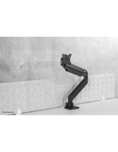 Neomounts NM-D775BLACKPLUS Brazo de monitor 10-49" - resorte de gas - Topfix - Tope-a-180°