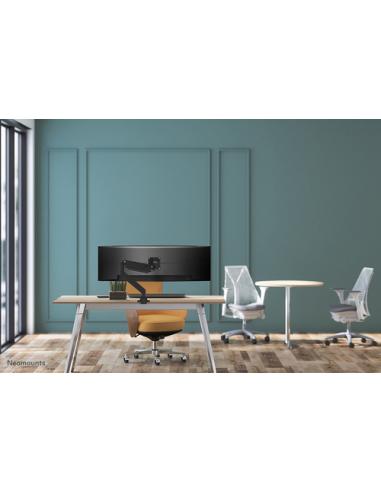 Neomounts NM-D775BLACKPLUS Brazo de monitor 10-49" - resorte de gas - Topfix - Tope-a-180°
