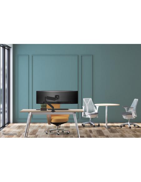 Neomounts NM-D775BLACKPLUS Brazo de monitor 10-49" - resorte de gas - Topfix - Tope-a-180°