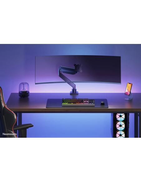 Neomounts NM-D775BLACKPLUS Brazo de monitor 10-49" - resorte de gas - Topfix - Tope-a-180°