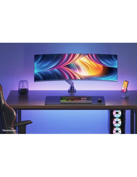 Neomounts NM-D775BLACKPLUS Brazo de monitor 10-49" - resorte de gas - Topfix - Tope-a-180°