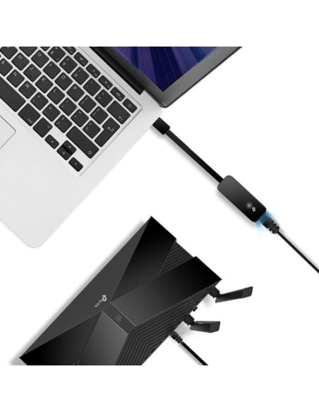 TP-Link UE306 base para portátil y replicador de puertos Negro