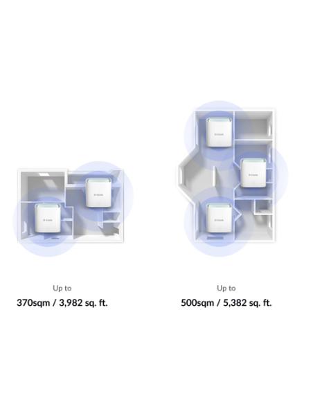 D-Link EAGLE PRO AI AX1500 Doble banda (2,4 GHz / 5 GHz) Wi-Fi 6 (802.11ax) Blanco 1 Interno
