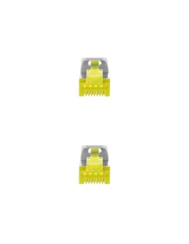 Nanocable Cable Red Latiguillo RJ45 LSZH CAT.6A SFTP AWG26, Gris, 30 cm