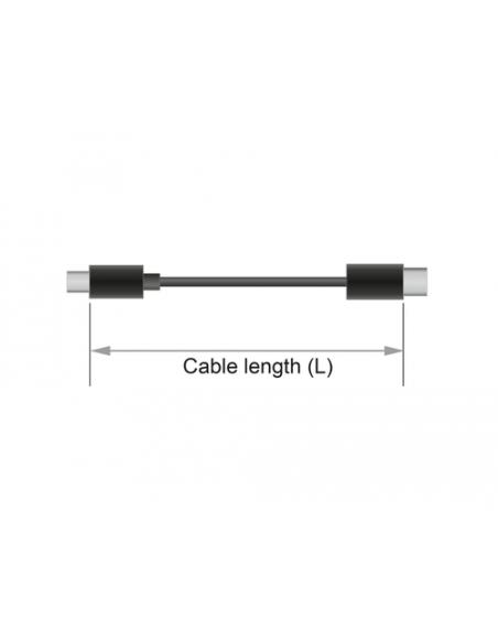 DeLOCK 85660 cable DisplayPort 2 m Negro