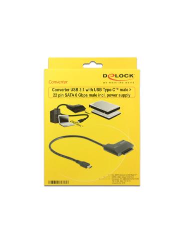 DeLOCK 0.245m, USB3.1-C/SATAIII tarjeta y adaptador de interfaz