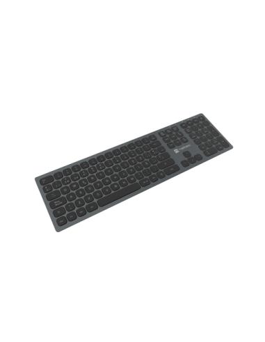 NATEC NKL-1830 teclado Universal RF Wireless + Bluetooth QWERTY Español Negro, Gris