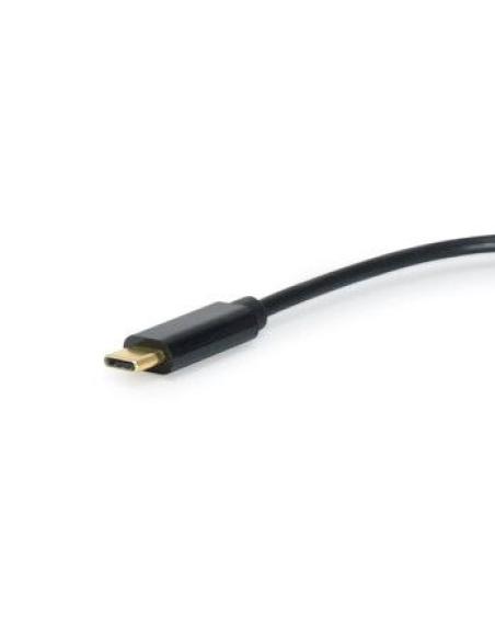 Equip Adaptador DAC de audio USB-C a dual de 3,5 mm