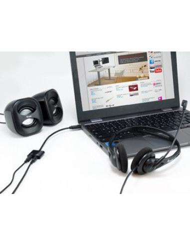 Equip Adaptador DAC de audio USB-C a dual de 3,5 mm