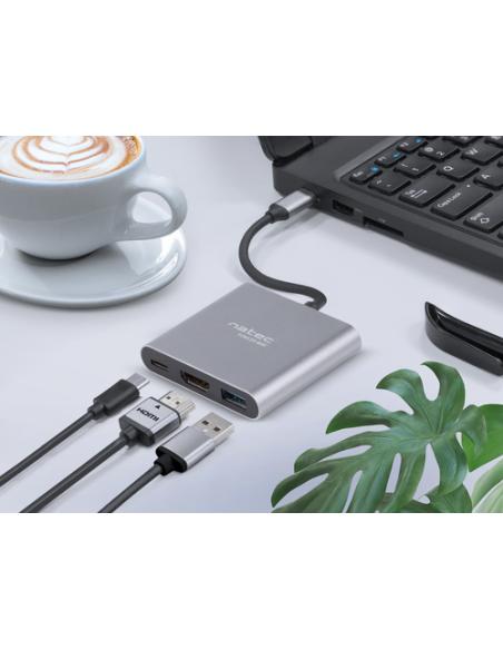 NATEC Fowler Mini USB 2.0 Type-C Gris