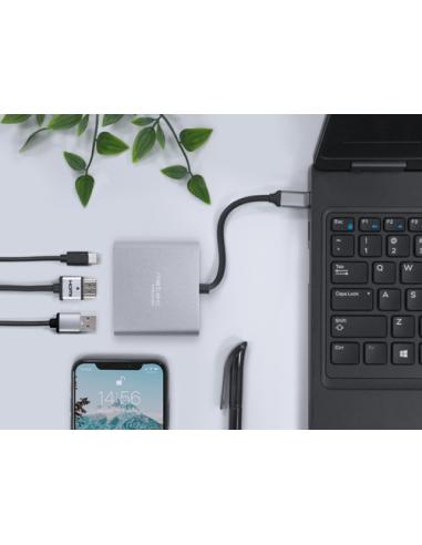 NATEC Fowler Mini USB 2.0 Type-C Gris