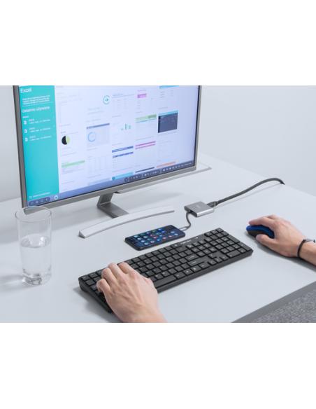 NATEC Fowler Mini USB 2.0 Type-C Gris