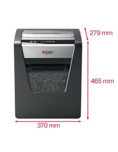 Rexel Momentum X415 triturador de papel Corte cruzado 58 dB Negro, Gris