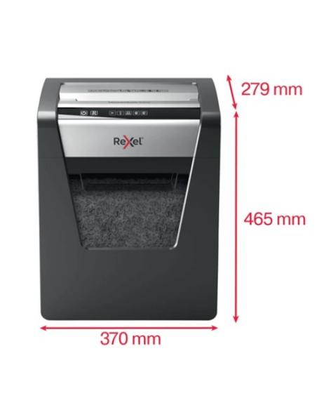 Rexel Momentum X415 triturador de papel Corte cruzado 58 dB Negro, Gris